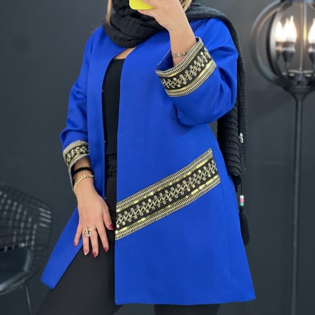 مانتو پولک دوزی کد 6014