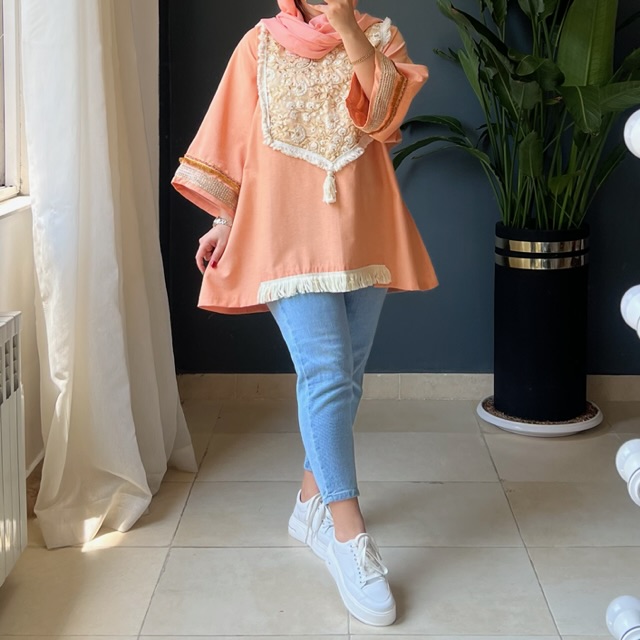 مانتو‌ خرجه کار کد 6389