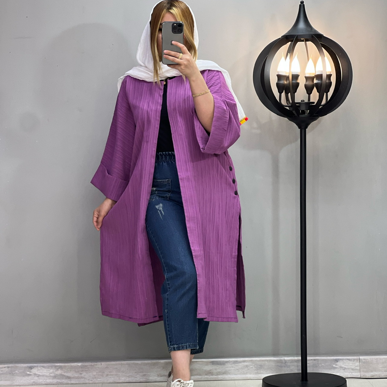 مانتو مونتریا  بغل دکمه کد  2965