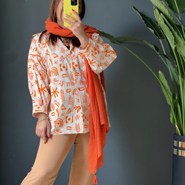 شومیز هاوایی کد 6157