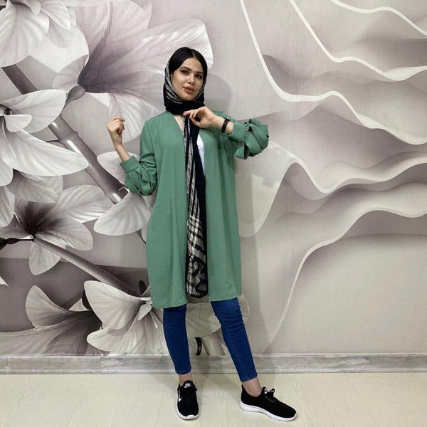 مانتو ابروبادی لنترن سبز