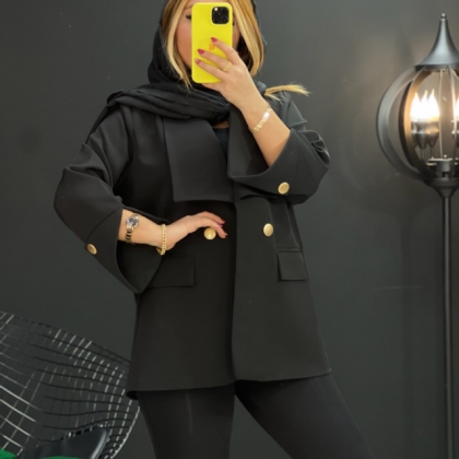 مانتو یقه آمریکایی کد 5096